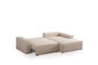 Atelier Del Sofa Sofá-Cama Esquinero Ecru 260cm Ancho x 170cm Profundidad, convertible en cama 206cm x 145cm